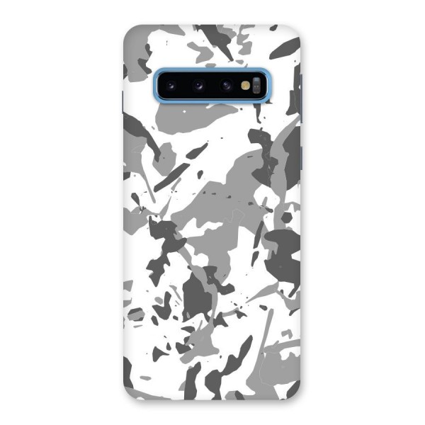 Grey Camouflage Army Back Case for Galaxy S10