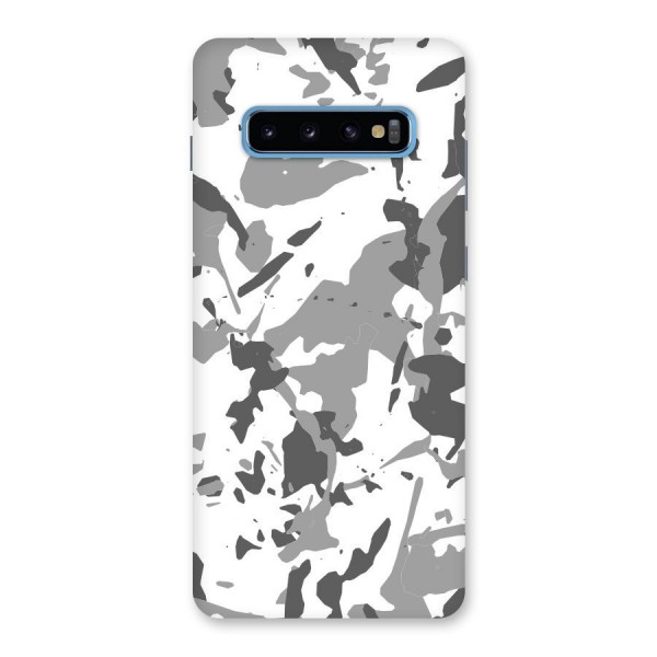 Grey Camouflage Army Back Case for Galaxy S10 Plus