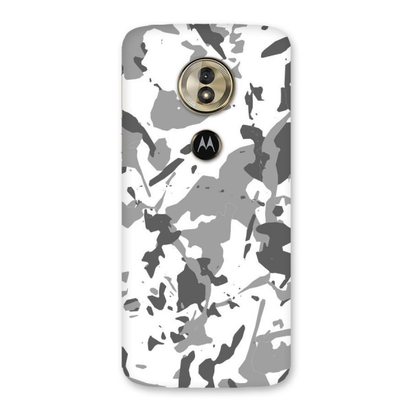 Grey Camouflage Army Back Case for Moto G6 Play