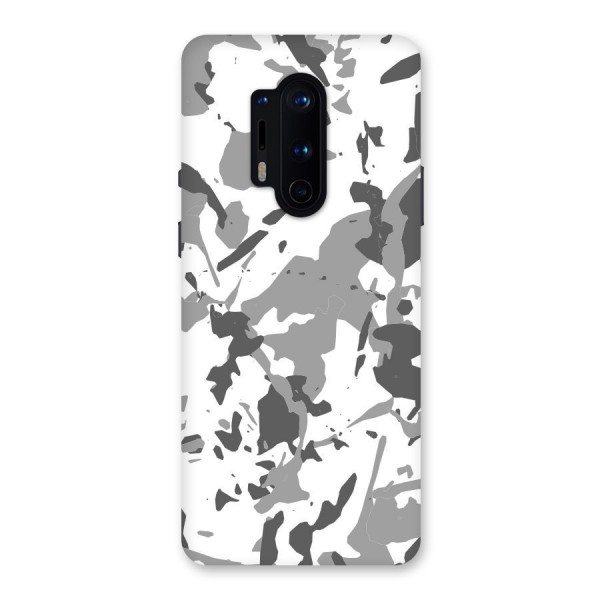 Grey Camouflage Army Back Case for OnePlus 8 Pro