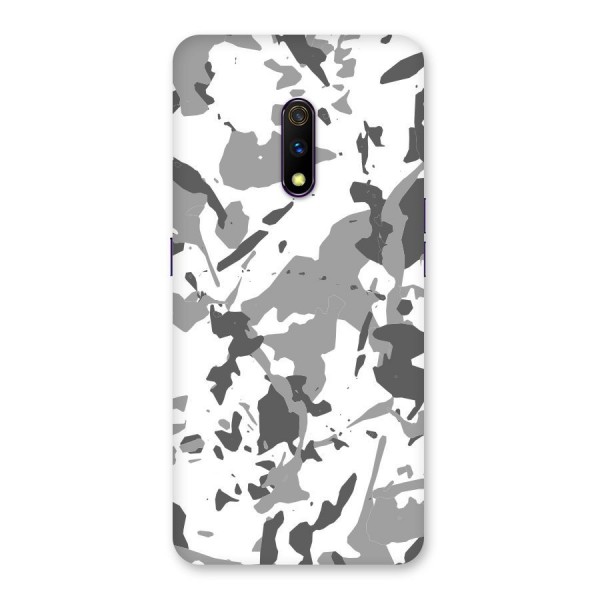 Grey Camouflage Army Back Case for Realme X