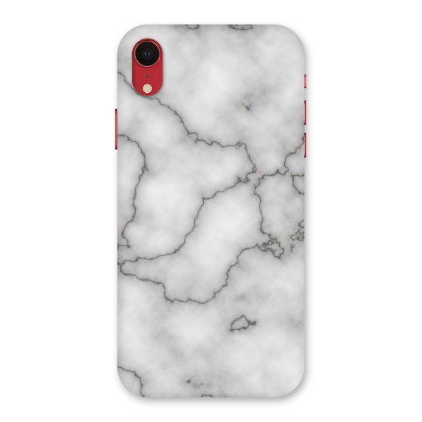 Grey Marble Back Case for iPhone XR