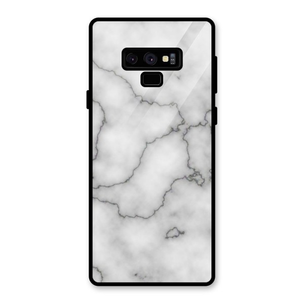 Grey Marble Glass Back Case for Galaxy Note 9
