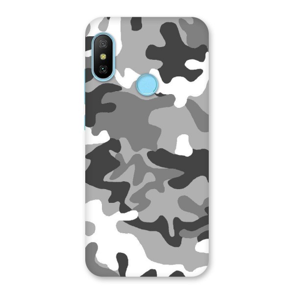 Grey Military Back Case for Redmi 6 Pro