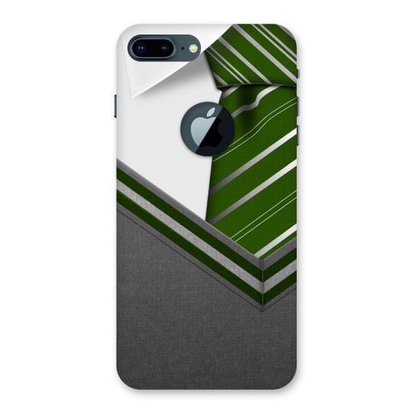 Grey Sweater Back Case for iPhone 7 Plus Logo Cut