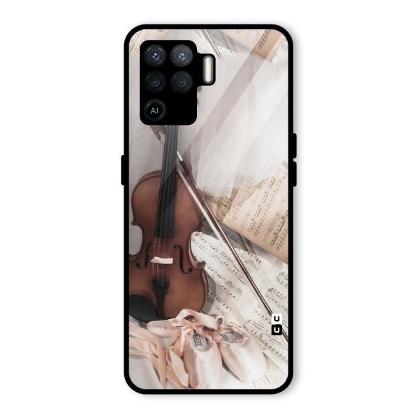 Guitar And Co Glass Back Case for Oppo F19 Pro