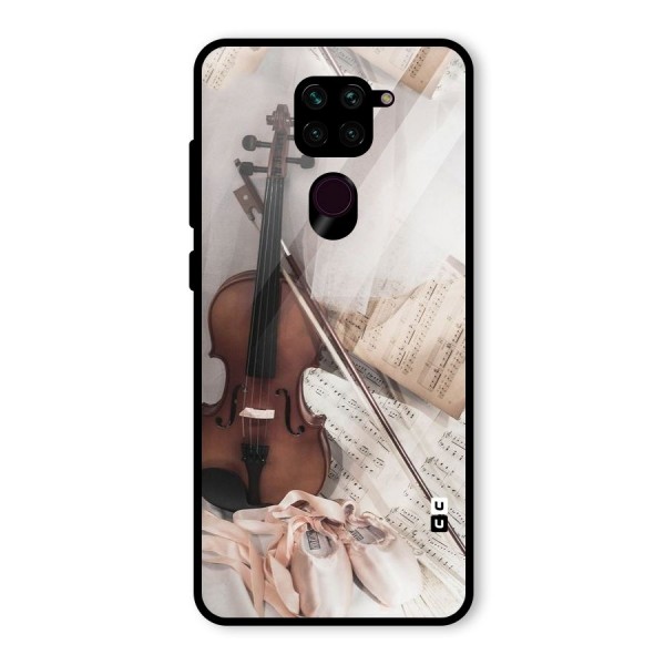 Guitar And Co Glass Back Case for Redmi Note 9