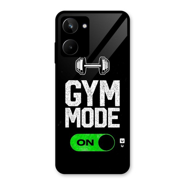 Gym Mode On Glass Back Case for Realme 10