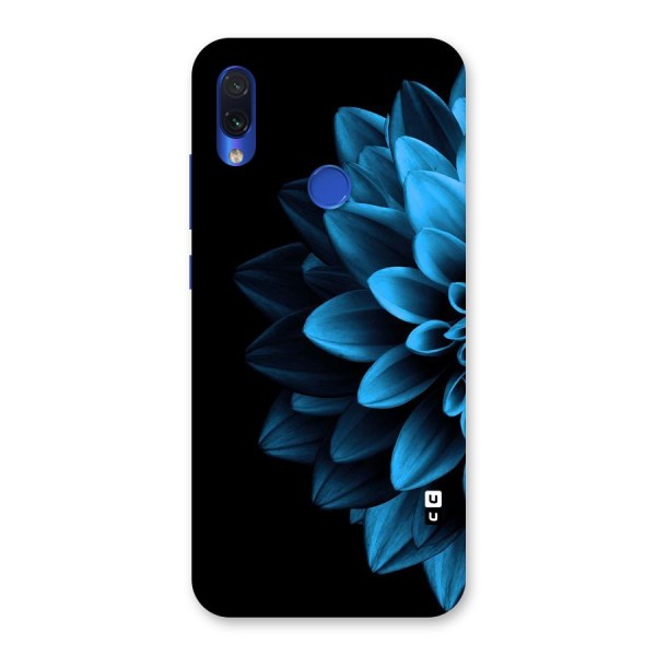 Half Blue Flower Back Case for Redmi Note 7