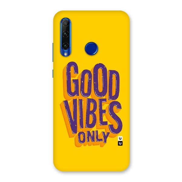 Happy Vibes Only Back Case for Honor 20i