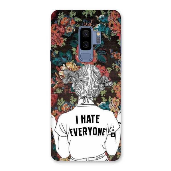 Hate Everyone Back Case for Galaxy S9 Plus