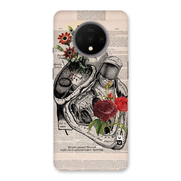Heart Newspaper Back Case for OnePlus 7T