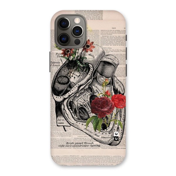 Heart Newspaper Back Case for iPhone 12 Pro