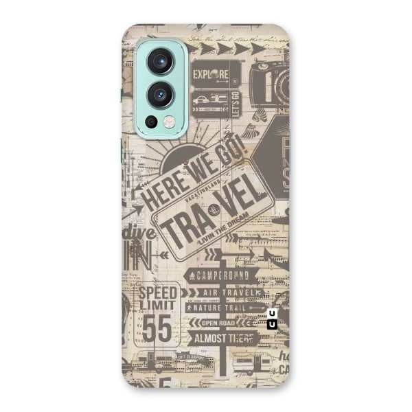 Here We Travel Back Case for OnePlus Nord 2 5G