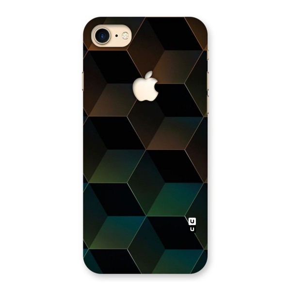 Hexagonal Design Back Case for iPhone 7 Apple Cut