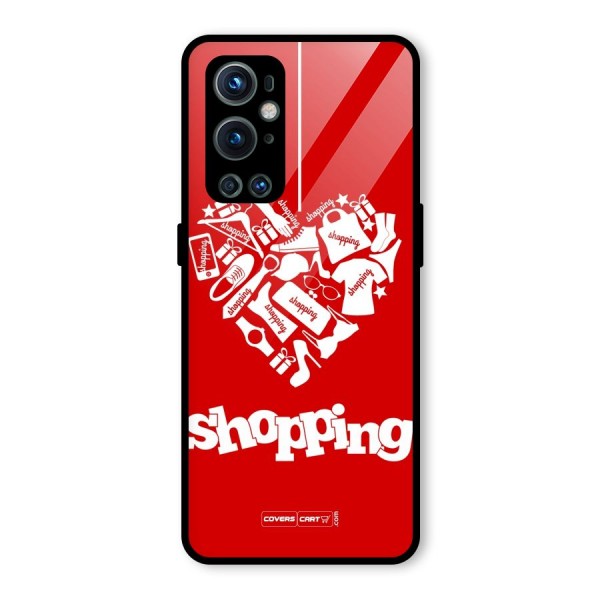 I Love Shopping Glass Back Case for OnePlus 9 Pro