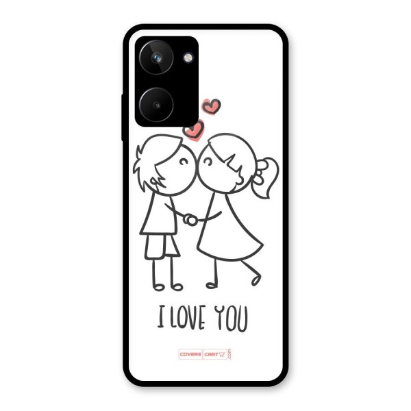 I Love You Glass Back Case for Realme 10
