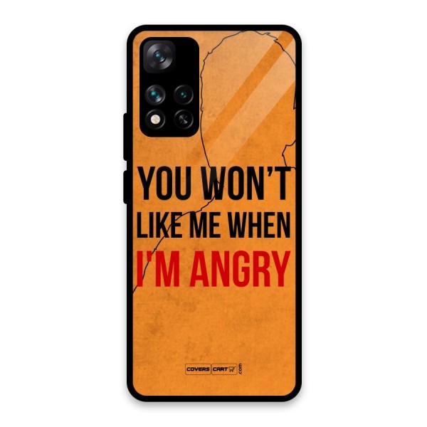 I m Angry Glass Back Case for Xiaomi 11i HyperCharge 5G