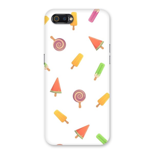 Ice Cream Colors Back Case for Realme C2