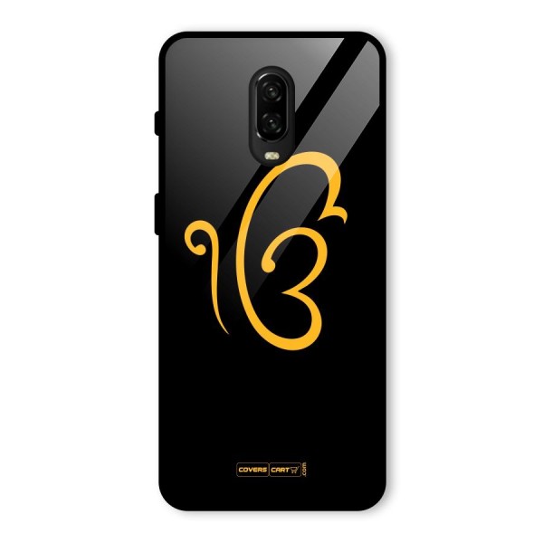 Ik Onkar Glass Back Case for OnePlus 6T