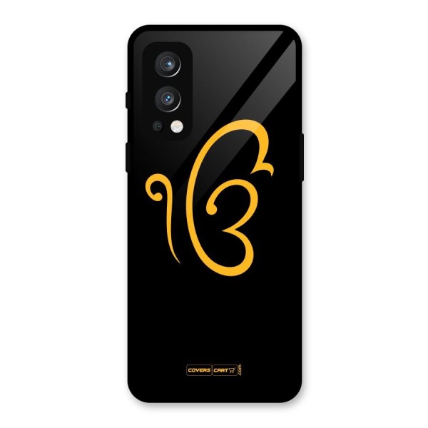 Ik Onkar Glass Back Case for OnePlus Nord 2 5G