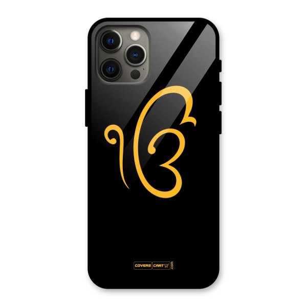 Ik Onkar Glass Back Case for iPhone 12 Pro Max