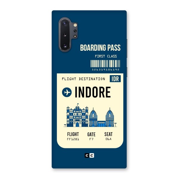 Indore Boarding Pass Back Case for Galaxy Note 10 Plus
