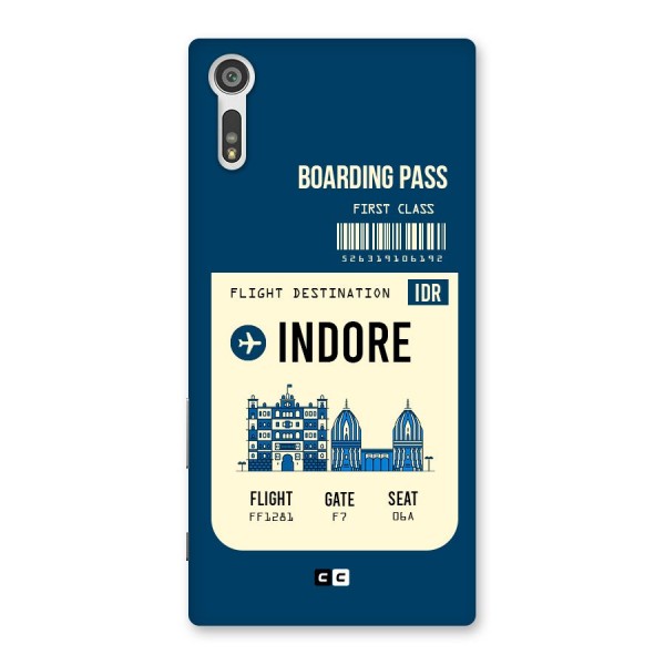 Indore Boarding Pass Back Case for Xperia XZ