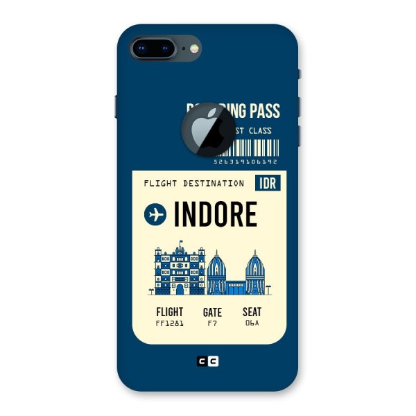 Indore Boarding Pass Back Case for iPhone 7 Plus Logo Cut