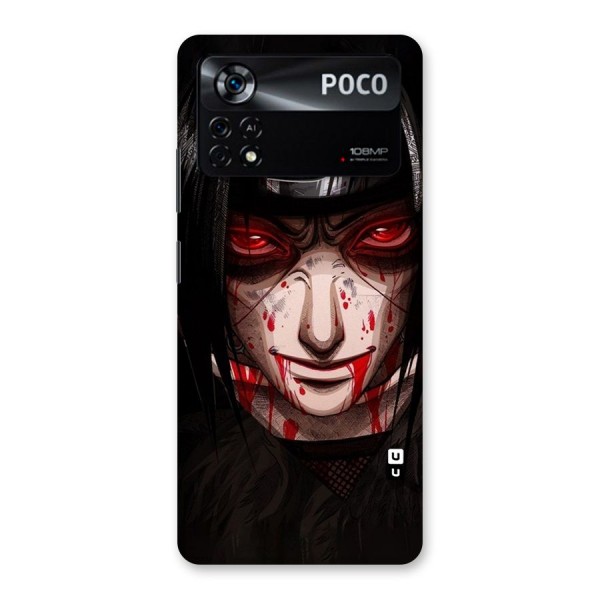 Itachi Uchiha Red Eyes Back Case for Poco X4 Pro 5G