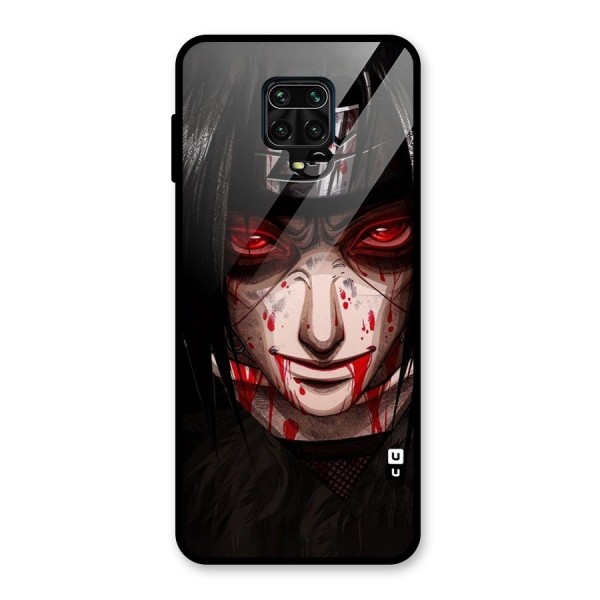 Itachi Uchiha Red Eyes Glass Back Case for Poco M2 Pro