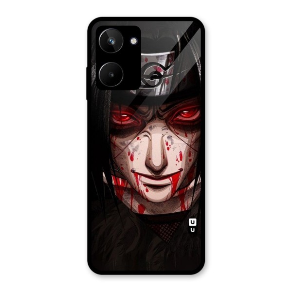 Itachi Uchiha Red Eyes Glass Back Case for Realme 10