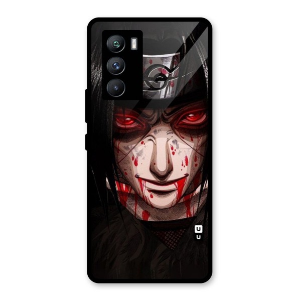 Itachi Uchiha Red Eyes Glass Back Case for Vivo iQOO 9 SE