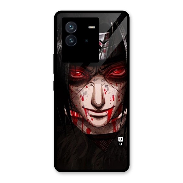 Itachi Uchiha Red Eyes Glass Back Case for Vivo iQOO Neo 6 5G