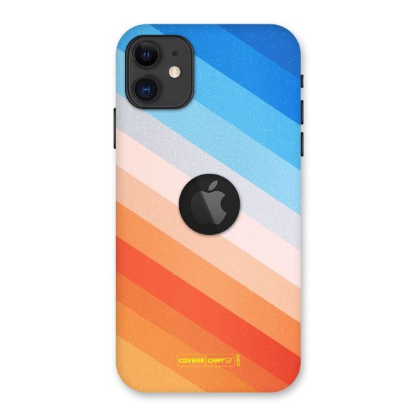 Jazzy Pattern Back Case for iPhone 11 Logo Cut