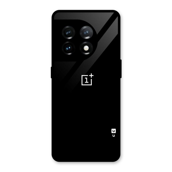 Jet Black OnePlus Special Glass Back Case for OnePlus 11