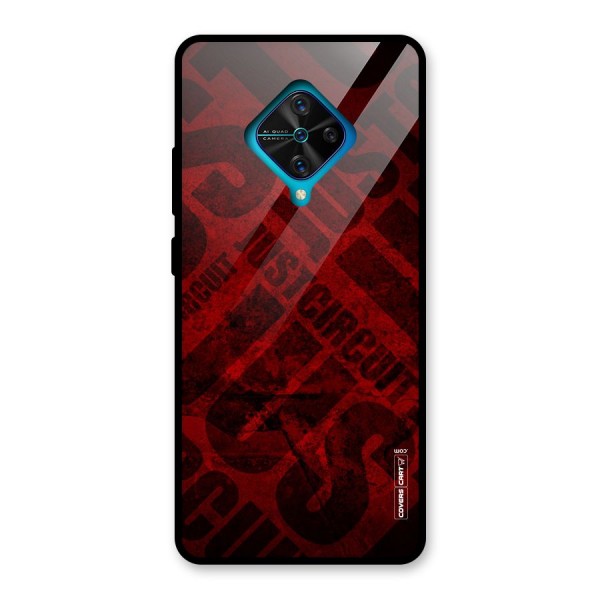 Just Circuit Glass Back Case for Vivo S1 Pro