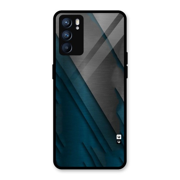 Just Lines Glass Back Case for Oppo Reno6 5G