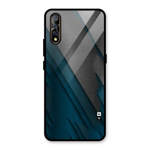 Just Lines Glass Back Case for Vivo Z1x