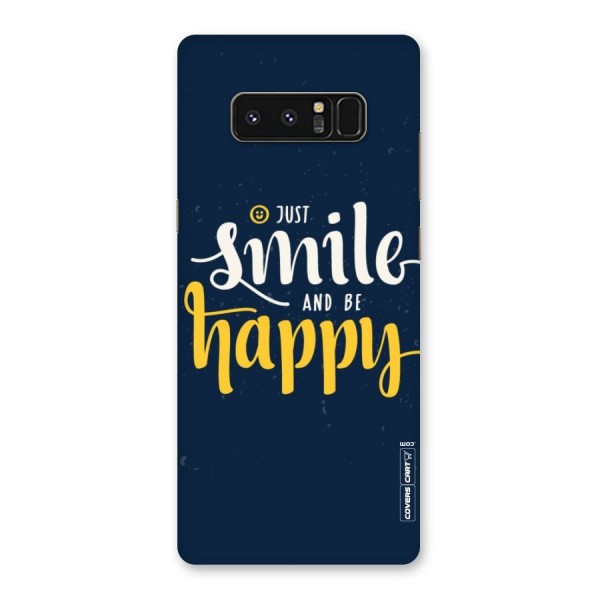 Just Smile Back Case for Galaxy Note 8