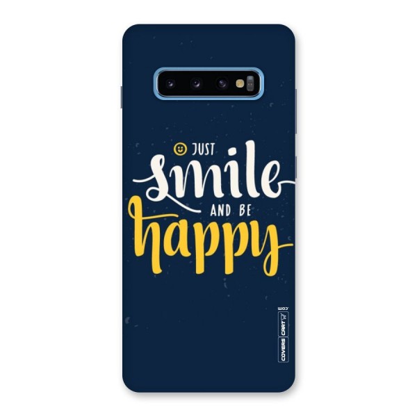 Just Smile Back Case for Galaxy S10 Plus