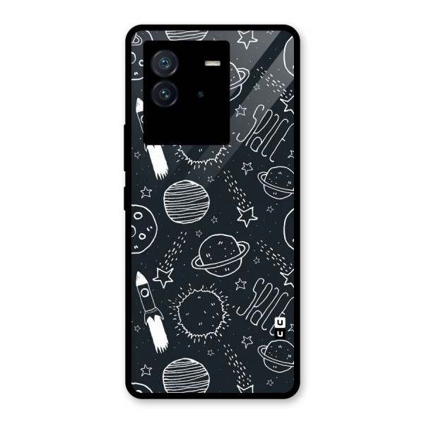 Just Space Things Glass Back Case for Vivo iQOO Neo 6 5G
