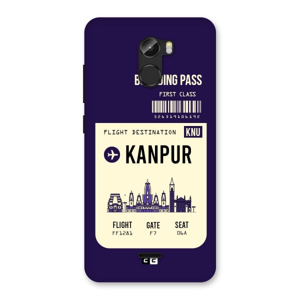 Kanpur Boarding Pass Back Case for Gionee X1