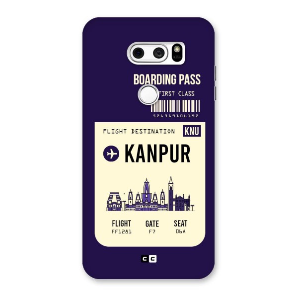 Kanpur Boarding Pass Back Case for LG V30