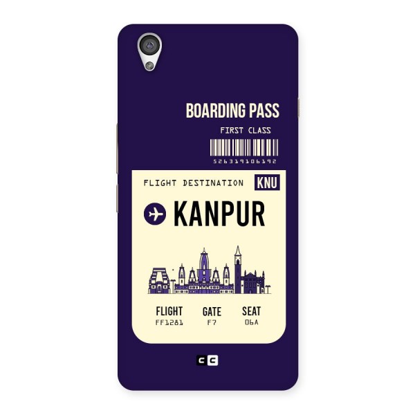 Kanpur Boarding Pass Back Case for OnePlus X