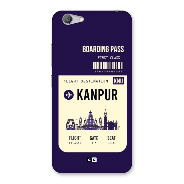 Kanpur Boarding Pass Back Case for Vivo Y53