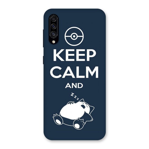 Keep Calm and Sleep Back Case for Galaxy A30s