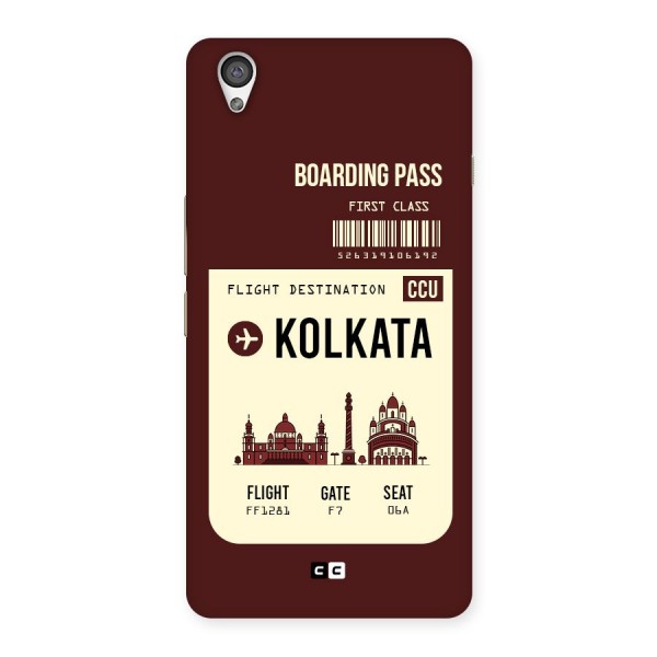 Kolkata Boarding Pass Back Case for OnePlus X