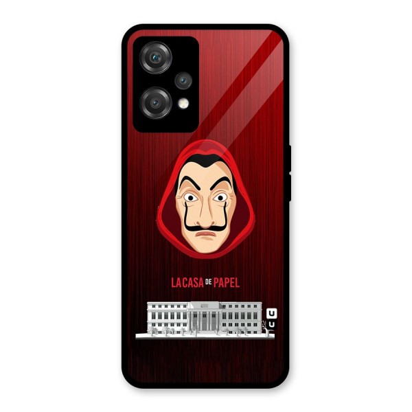 Lacasa Papel Minimalist Glass Back Case for OnePlus Nord CE 2 Lite 5G