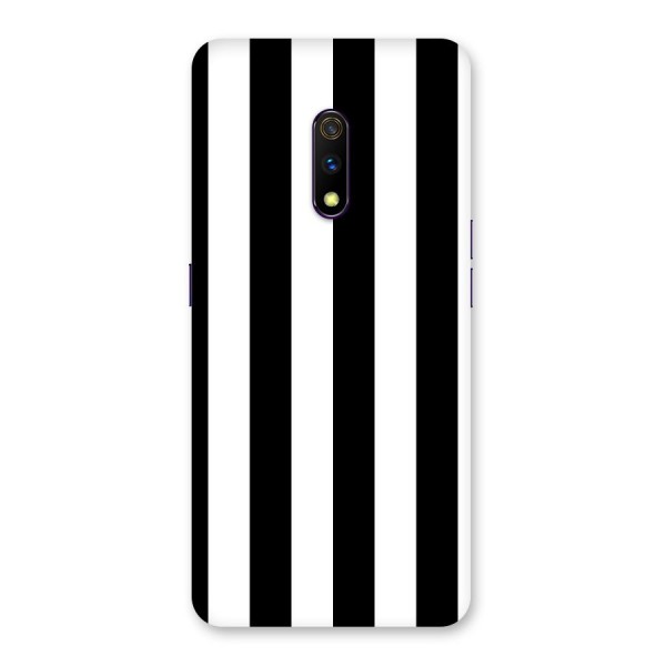 Lavish Black Stripes Back Case for Realme X